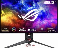 ASUS ROG Swift OLED Gaming Monitor PG27AQDM 27-inch, 240Hz, QHD, 0.03ms, G-SYNC