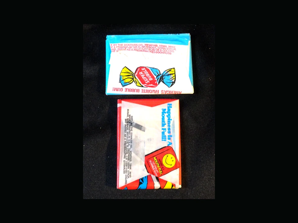 PAQUETES DE CERA DE ENTRETENIMIENTO VINTAGE, TARJETAS Y RECUERDOS AÑOS 60-70-80 Foto 4 de 4