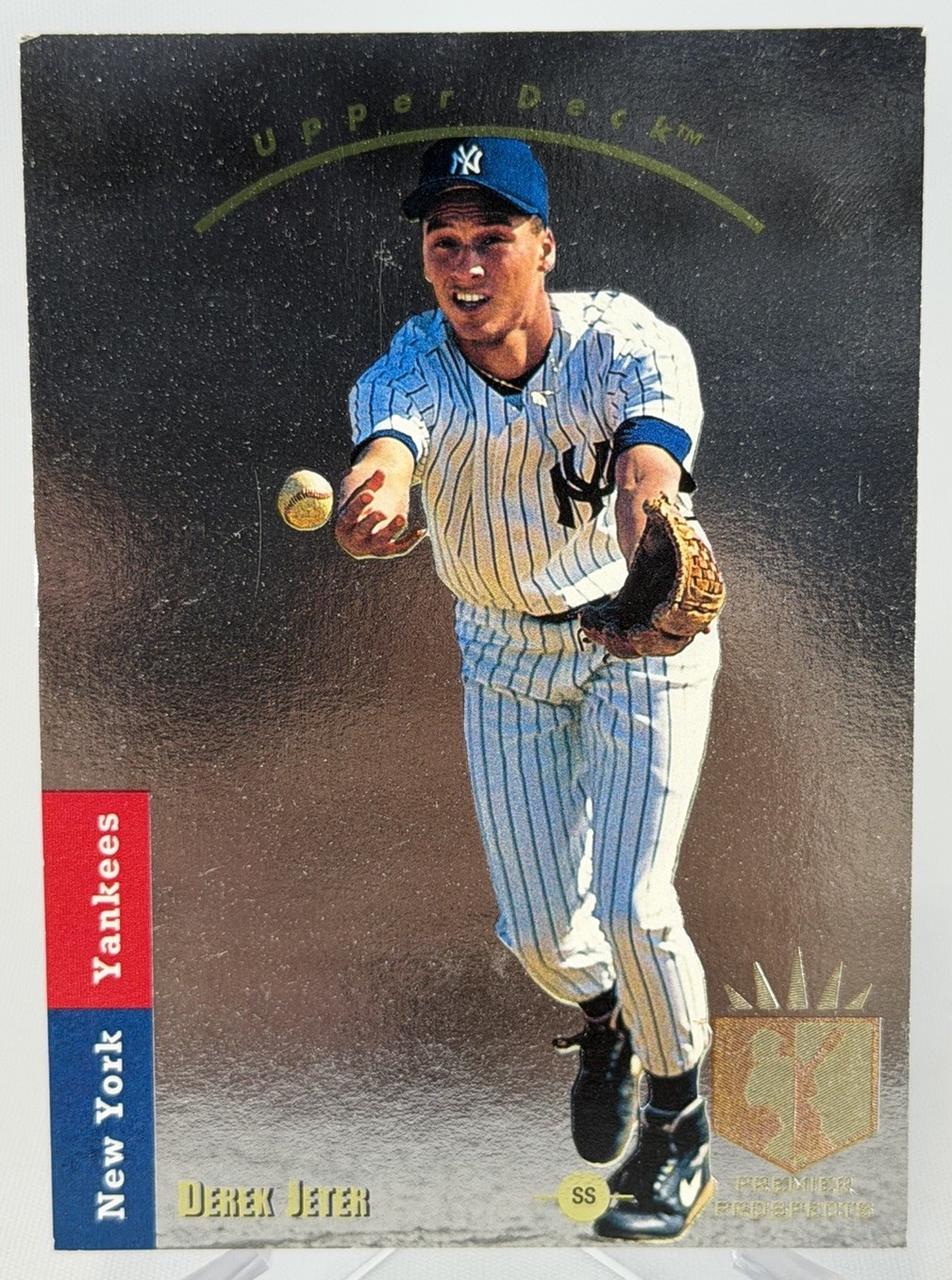 DEREK JETER NEW YORK YANKEES 1993 UPPER DECK SP FOIL ROOKIE CARD RC #279