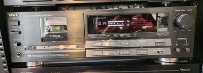 AIWA AD-F1000U Stereo Cassette Deck, Some Dings Great Sound & working condition