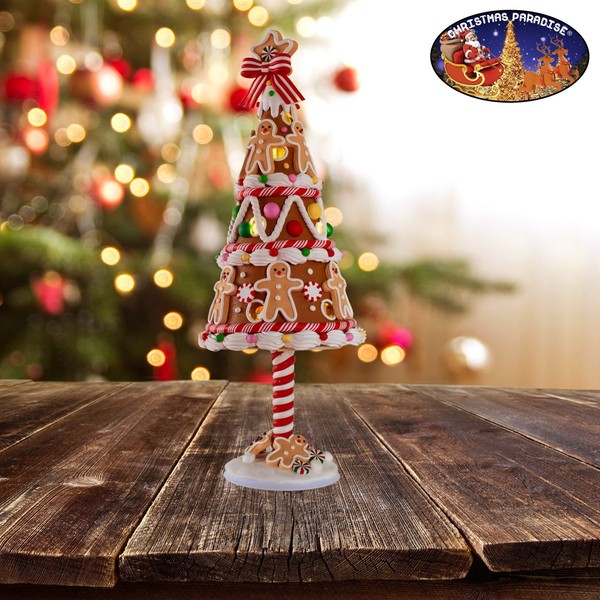 Christmas Paradise 50585 - Lebkuchenbaum, 33 Cm, Polyclay-image