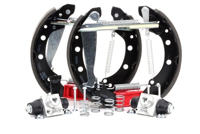 TRW Bremsen Set Bremsbackensatz Trommelbremse Hinten für VW POLO (9N) POLO (6N2)