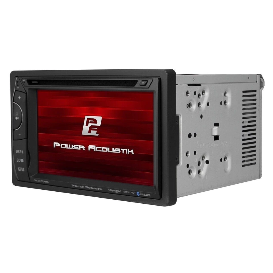 Power Acoustik PH-620SXMB Double DIN CD/DVD 6.2" LCD Bluetooth SiriusXM Tuner - Image 3 of 4