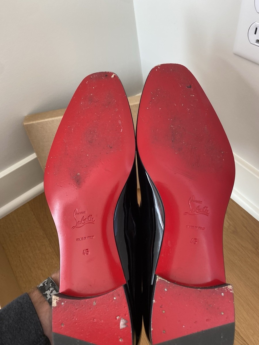 Christian Louboutin Dandelion Loafers Patent Leather Size 45 
