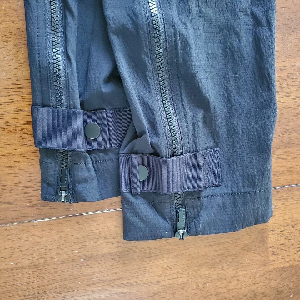 Athleta Trekkie Pants Black Size 2 with Belt Zip Pockets & Ankles Hiking EUC - Image 2 of 4