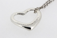 Tiffany & Co. Open Heart Halskette 14,5 mm SV925 Silber gebraucht