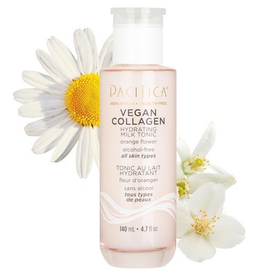 Pacifica Vegan Collagen Hydrating Milk Tonic Alcohol-Free Milky Toner Essence