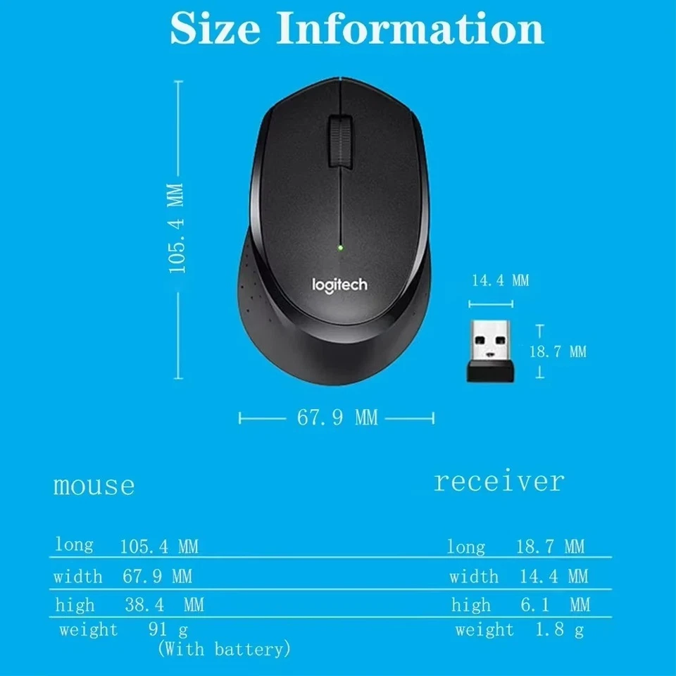 Logitech M330 Silent Plus (910-004909) Black Mouse - Image 2 of 4