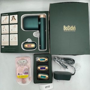 BoSidin IPL Laser Hair Removal Device Epilator Dark Green- NEW OPEN BOX