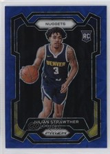 2023-24 Panini Prizm Choice Blue Prizm 7/49 Julian Strawther #133 0qw3