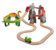 KIDKRAFT ADVENTURE TRACK VOLCANO ESCAPE MADERA DINOSAURIO PISTA NUEVO
