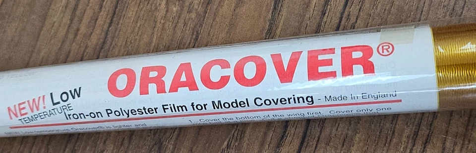 NEW Roll Hangar 9 Ultrakote ORACOVER Roll 6ft X 28" model covering Transp Yellow - Image 2 of 4