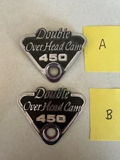 Honda CB 450 CB450 DOHC Side Cover Emblems OEM :  PAIR