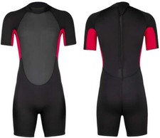 Homruilink Kids Wetsuit, 3mm Neoprene Wetsuit Unisex Full Suit short Sleeve