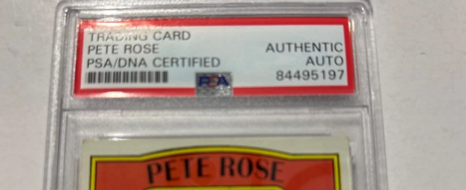 Pete Rose 签名 1972 Topps IA #560 亲笔签名 PSA/DNA 蓝色夏普行动 — 第 3/4 张图片