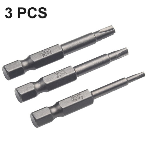3pcs 50mm Y3 Y4 Y5 Tip Head Screwdriver Bits Set Hex Shank Magnetic Screwdriver - Picture 9 of 12