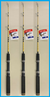 3 EAGLE CLAW BRAVE EAGLE 3' Ice Fishing Spinning Rods #BRV202-3 FREE USA SHIP!