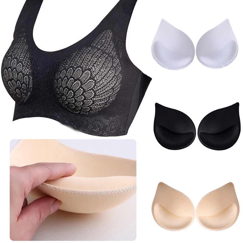 Spong Bra Pads Bikini Push Up Chest Cup Insert Foam Pads for Swimsuit Bra  Pad