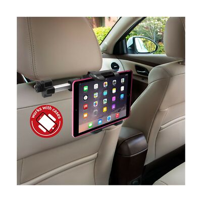 Car Headrest Mount Holders Adjustable 360°Rotation For iPad iPhone