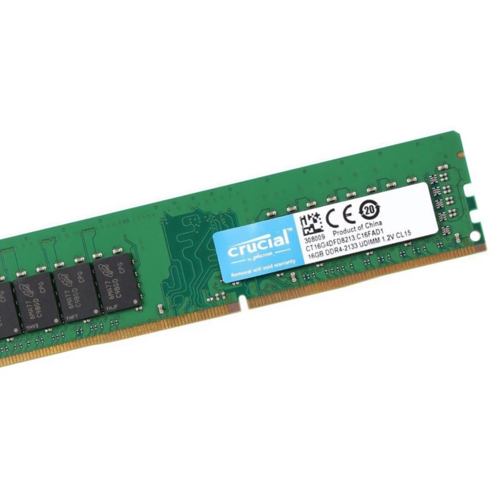 New Crucial 16GB DDR4 2133MHz PC4-17000 Desktop UDIMM Memory Ram CT16G4DFD8213 - Image 4 of 4