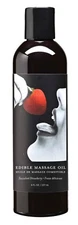 Earthly Body Edible Massage Oil 8oz - Strawberry