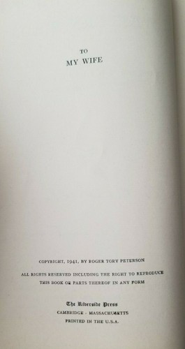SIGNED Vintage FIELD GUIDE TO WESTERN BIRDS Peterson HD/DJ VG - Picture 9 of 9