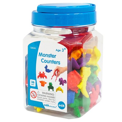 edxeducation Monster Counters - Set of 36