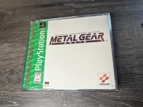 Metal Gear Solid (PlayStation 1, PS1) Genuine & Tested CIB Complete