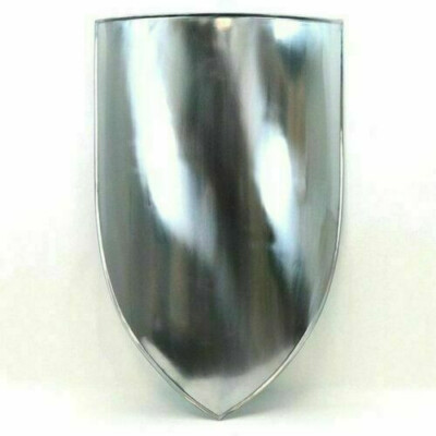 Medieval Knight Heater Shield Blank Steel Battle Ready Armor Shield Christmas