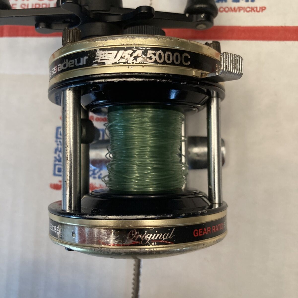 Original ABU GARCIA AMBASSADEUR 5000C Gold Baitcast Reel Original ABU GARCIA AMBASSADEUR 5000C Gold Baitcast Reel