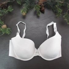 Warners Bra 36D Pink Underwire Padded Adjustable Clasp Back