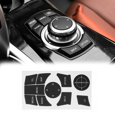 BMW 750 Radio Button Restoration Decals – 2009-2012 7 Series Sticker Set