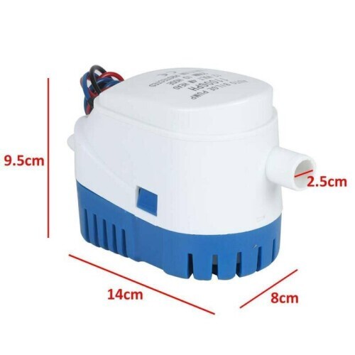12V 1100GPH Automatische Tauch Boot Bilge Wasserpumpe mit Auto Schwimmerschalter - Bild 3 von 9