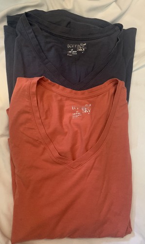 18W V-Neck Longsleeve Tshirts | eBay