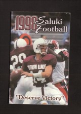 1998 Southern Illinois Salukis Football Pocket Schedule Kroger Gateway