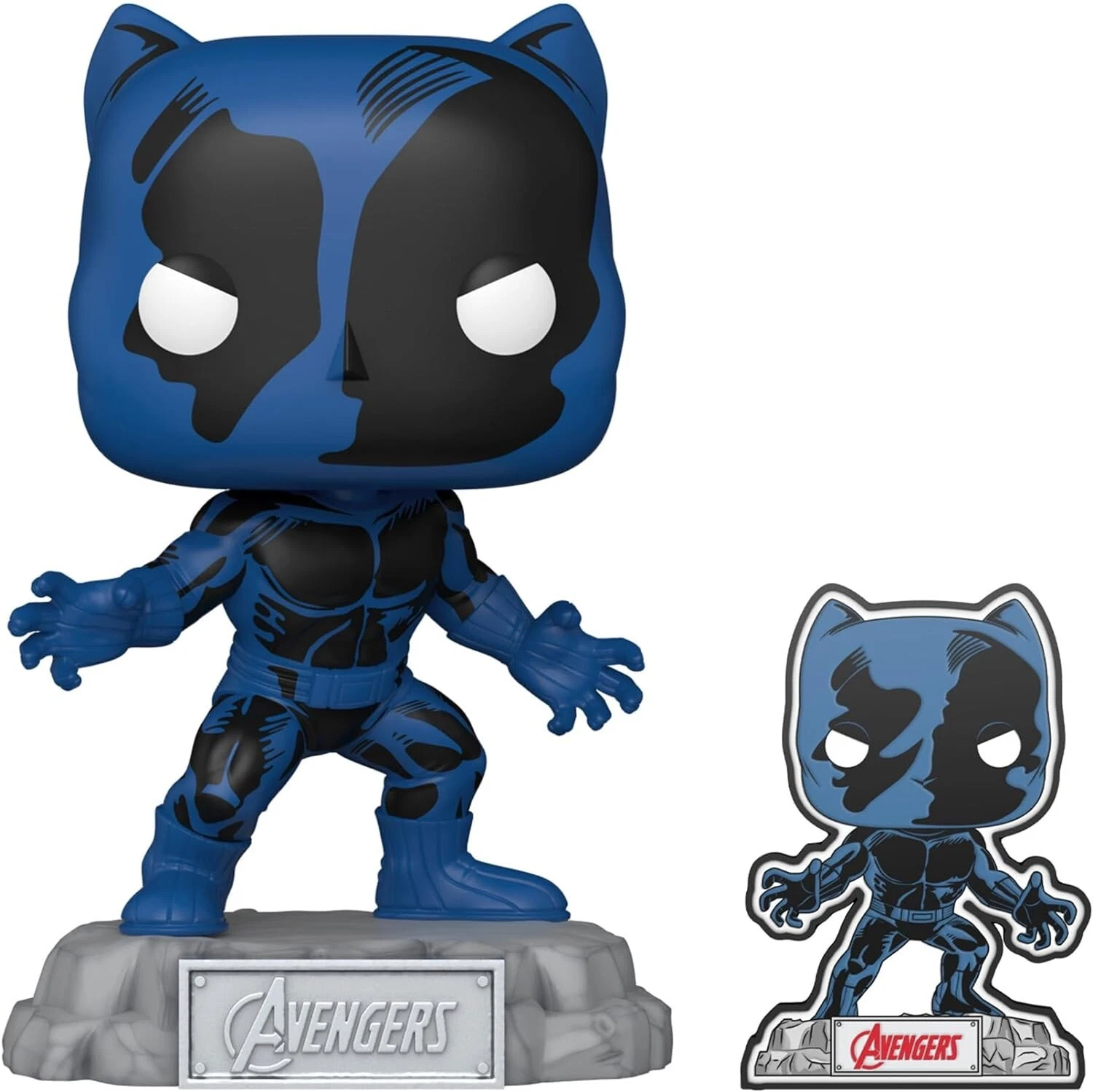 アメコミ Funko Black Panther Mega collection set Funko Pop! & Pin: The Avengers: Black Panther with Pin