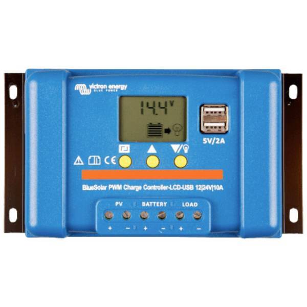 Victron Energy SCC010020050  Blue-Solar PWM-LCD&USB Regolatore di carica PWM 12