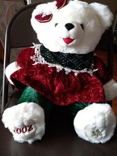 VINTAGE 2002 Dan Dee Christmas Bear 20" Plush