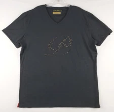 Privilege Society Men's Short Sleeve T-Shirt Size 2XL Black Bling Logo