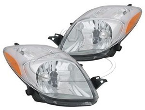 New Replacement Headlight Assembly PAIR / FOR 2006-08 TOYOTA YARIS HATCHBACK | eBay