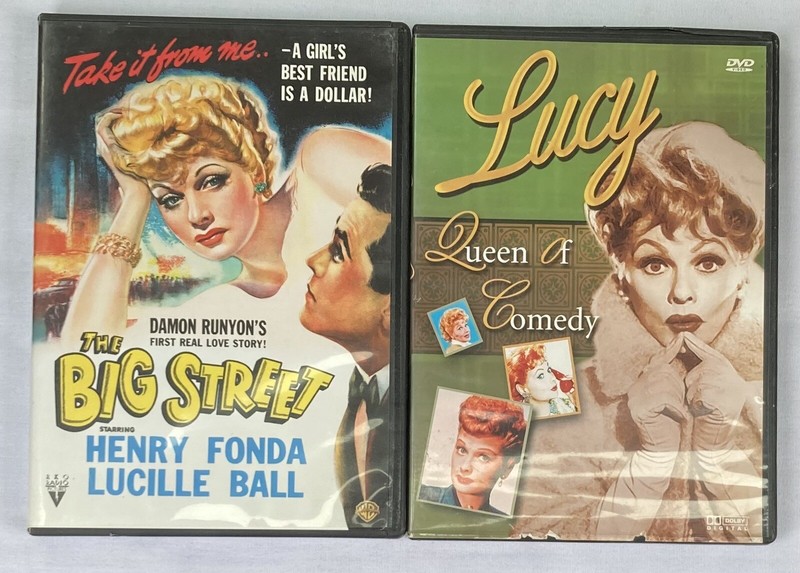 The Big Street, DVD, classic Lucille Ball film plus bonus DVD--Queen of Comedy!