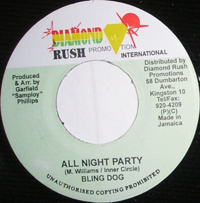 Bling Dawg / Ghost  - All Night Party / Satisfaction (7'')