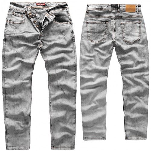 Herren Jeans Hose Rock Creek Designer Stretch Jeanshose Regular Slim Basic M19 - Bild 5 von 16