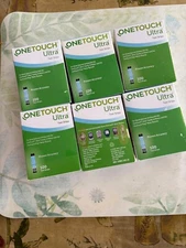 BRAND NEW SEALED LOT OF 6 One Touch Ultra Blood Glucose Test Strips (Total 600)