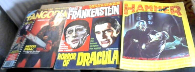 FANGORIA #9+HOUSE OF HAMMER #1+FAMOUS FILMS #2 (3 x Horror Magazines) Rare