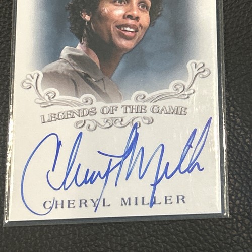 2007 Rittenhouse WNBA Legends of the Game Auto Cheryl Miller Auto HOF 🔥 - Picture 2 of 6