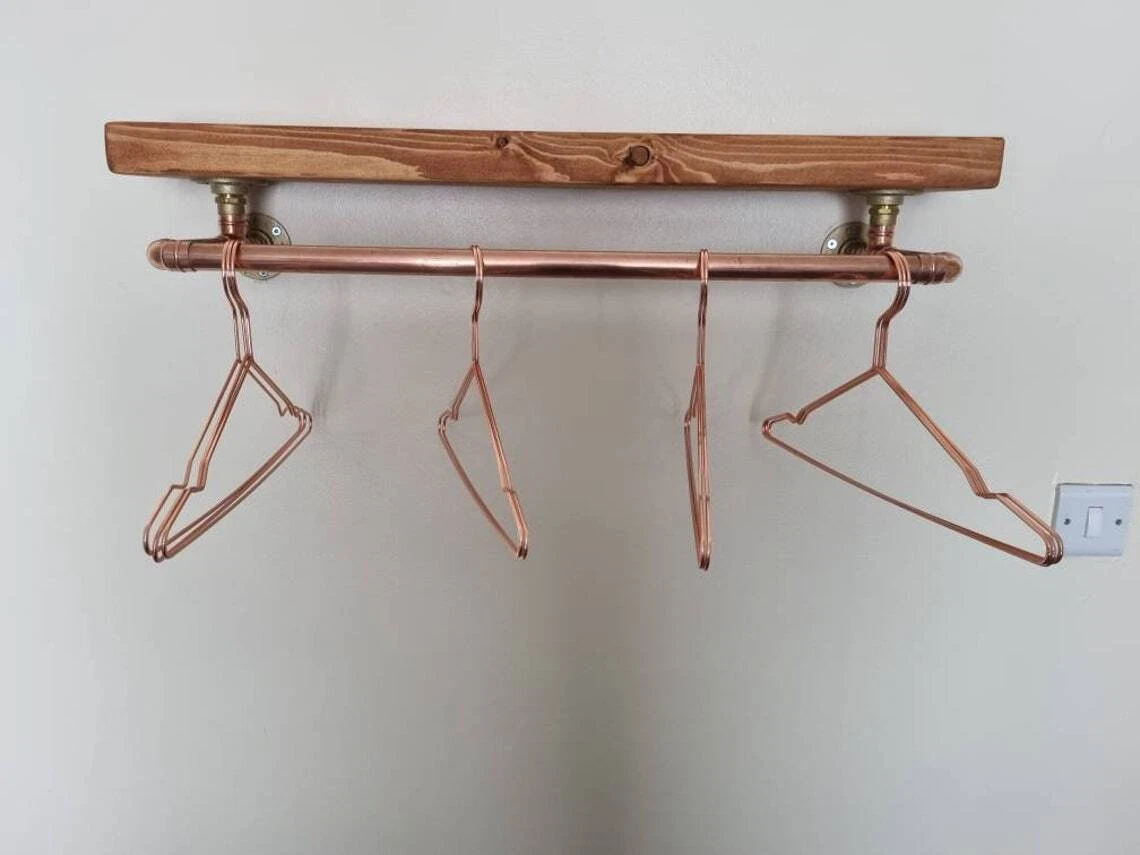 Copper clothes rail ebay new arrivals