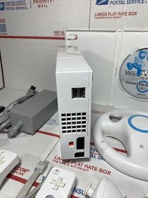 Nintendo Wii Console MARIO KART BUNDLE +Wheels+Wii Sports-NEXT DAY SHIP-WARRANTY