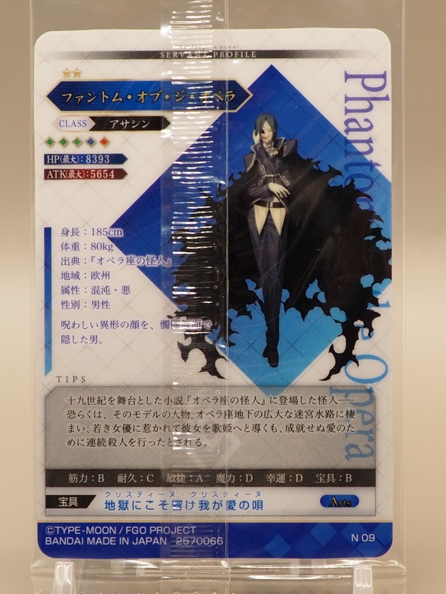 The Phantom of the Opera Assassin Fate/Grand Order N 09 Card