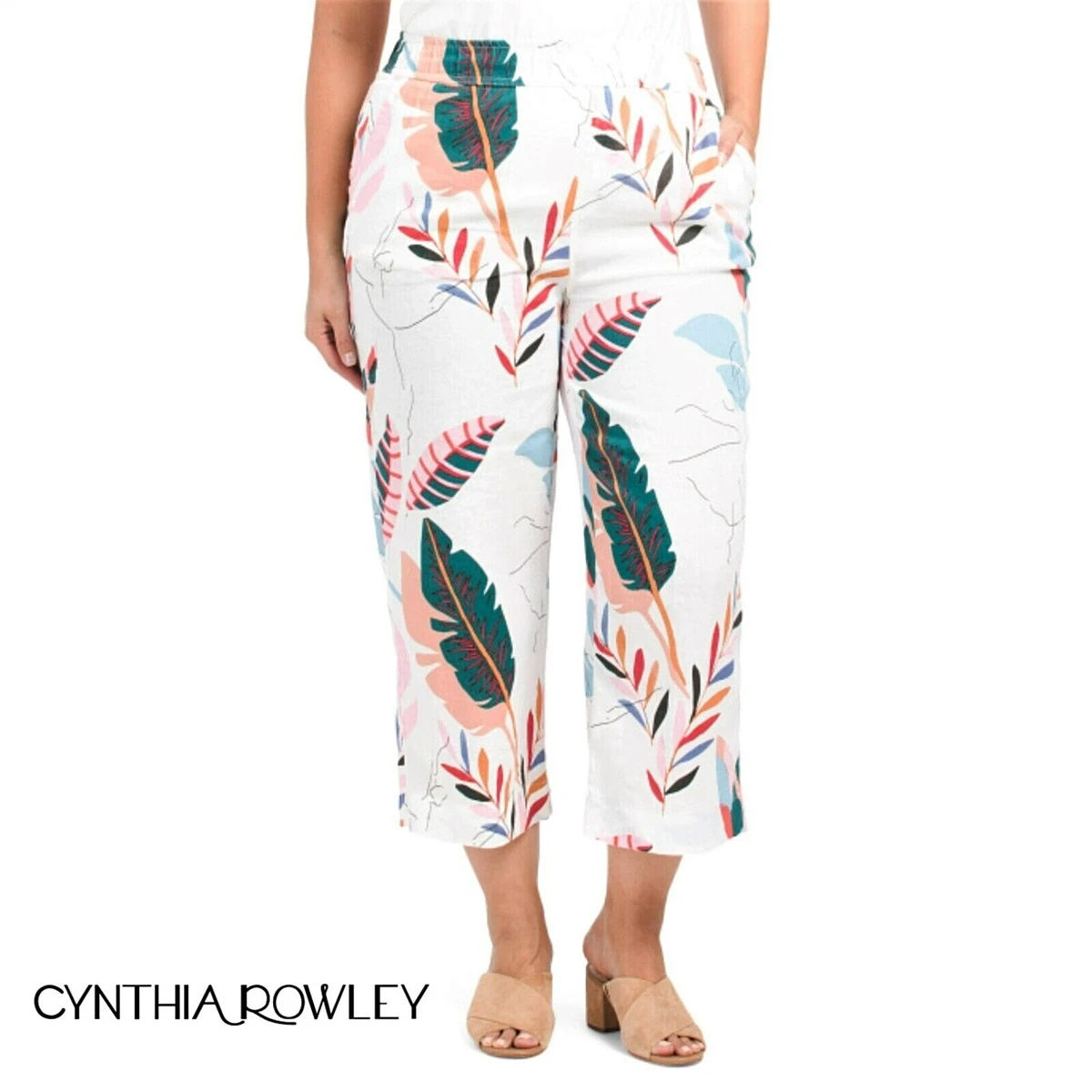 Cynthia rowley linen best sale pants